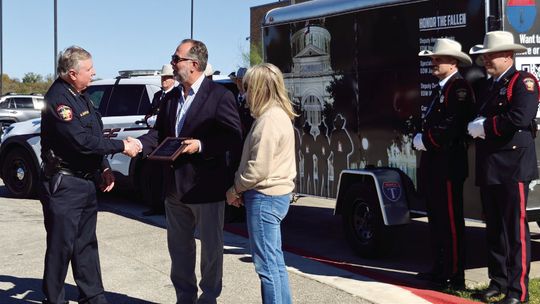 FROSTI donates equipment trailer to Hays County Sheriff’s Office Honor Guard