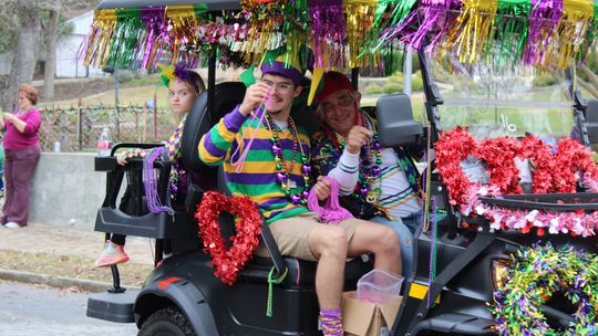 Mardi Gras parade livens up the Historic District