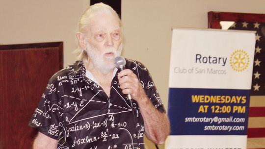 TXST Professor Emeritus discusses history of university at Rotary