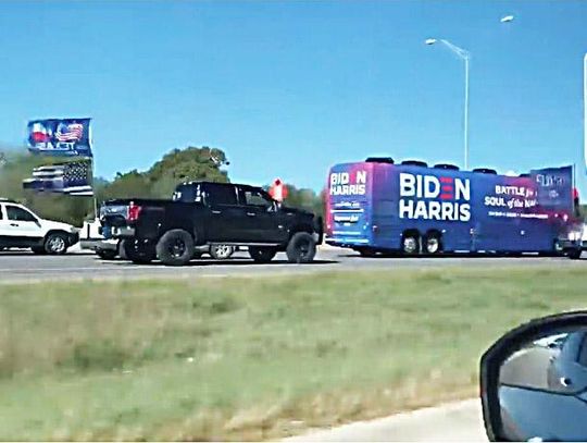 2 SMPD officers added to Biden Bus lawsuit as 911 transcripts show police dismissed calls for escort through San Marcos 