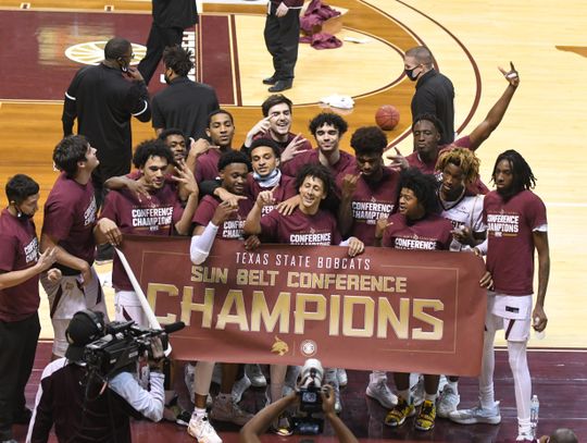 A LOOK BACK AT 2021: TXST men's basketball Sun Belt championship, COVID-19 vaccination rollout and Winter Storm Uri