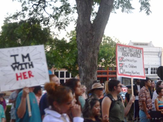 Abortion rights protest takes place after Roe overturned 