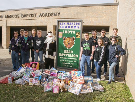 Academy cadets collect for Brown Santa