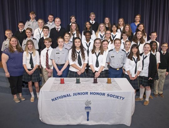 Academy students inducted into NJHS