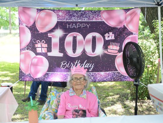 BIRTHDAY BASH: Family, friends celebrate San Marcos woman's 100th birthday with parade
