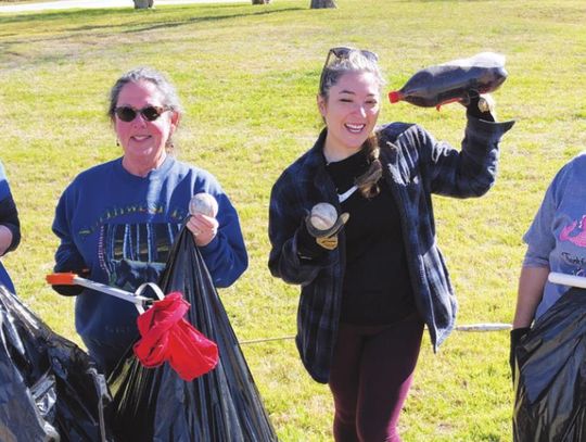 Bluebonnet Lions Club cleans Ramon Lucio Park