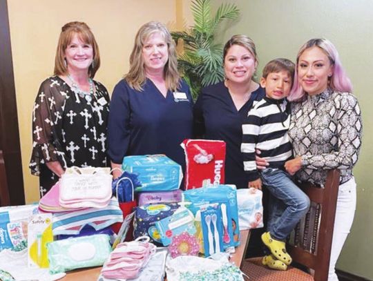 Bluebonnet Lions Club hosts TruChoice Baby Shower; holds award presentation