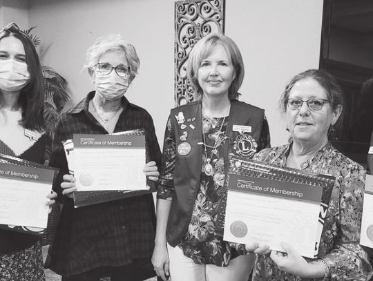 Bluebonnet Lions Club welcomes newly installed members