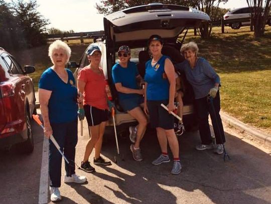 Bluebonnet Lions hold Ramon Lucio Park Clean Up 2019