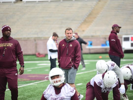 Bobcats make it through first day of spring practice