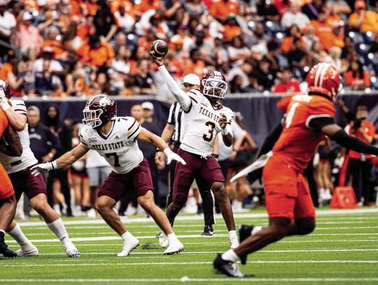 Bobcats stunned by rival Sam Houston on last second field goal