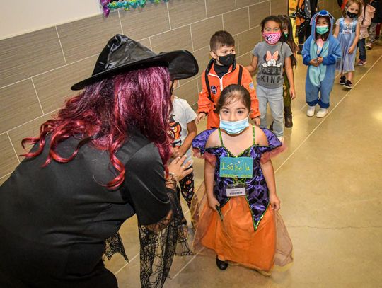 Bonham Pre-Kindergarten celebrates Halloween with costume parade