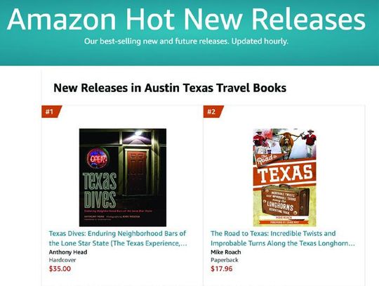 Book about Texas dives hits No. 1 on Amazon