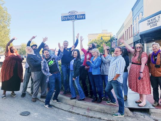 Boyhood Alley recognized with sign unveiling 