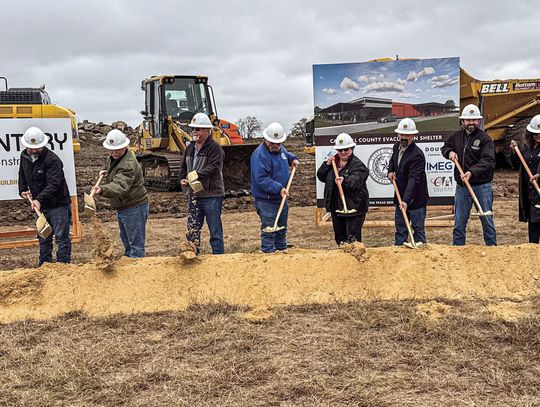Caldwell County breaks ground on 45,000square-foot evacuation shelter in Luling