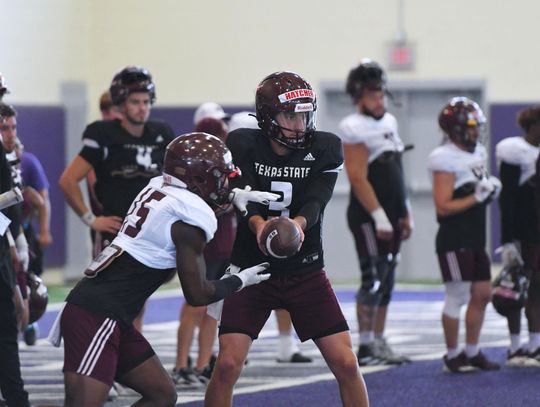 ‘Cats name Hatcher starting quarterback,  progress throughout annual mock week