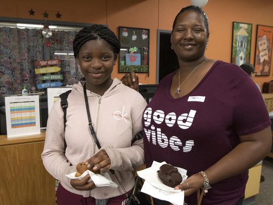 Celebrating mothers with muffins