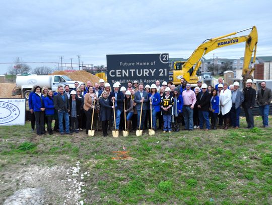 Century 21 Randall Morris breaks ground