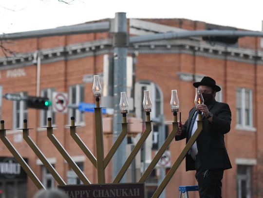 Chabad of San Marcos celebrates Hanukkah with menorah-lighting ceremony