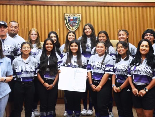 CHAMPIONSHIP PROCLAMATION: 12-U Rattler All-Star softball team honored for winning regional title