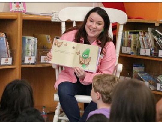 Children’s books author speaks at school