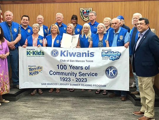 City honors Kiwanis on 100th Anniversary