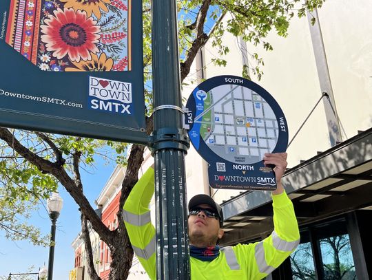 City installs new wayfinding signs in downtown