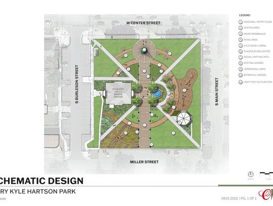 City of Kyle gets sneak peek at square park design concept