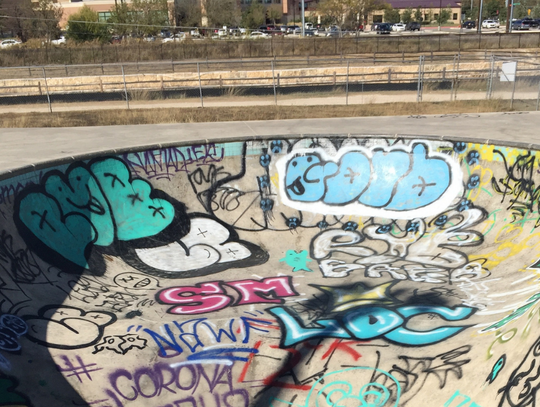 City to close skate park for graffiti cleaning 