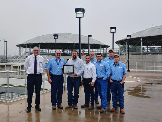 City Water  Treatment Plant earns award for  sixth straight year