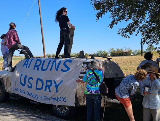 CloudBurst Data Center ceremony ignites protests