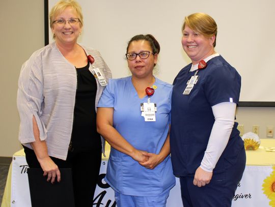 CNA recognized for exceptional care