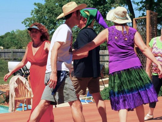 Contra Dancers meet for dancing and socializing every fourth Sunday