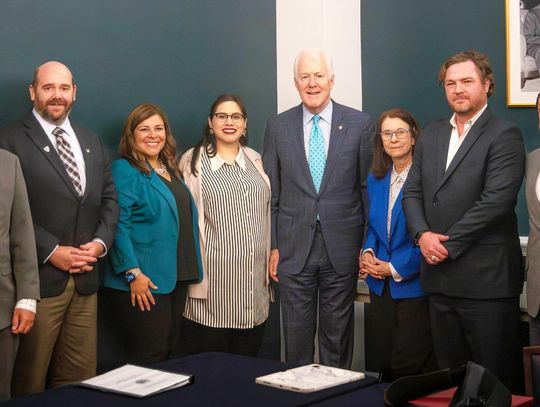 Council members meet with Cornyn