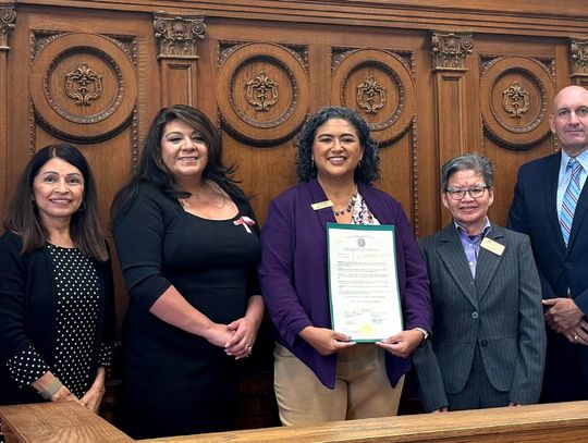 County proclaims October to be National Domestic Violence Month