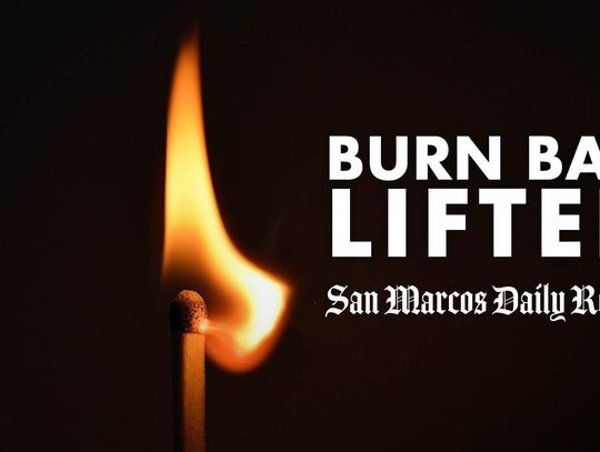 County temporarily lifts burn ban