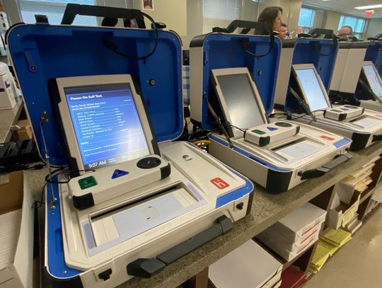 County tests voting machines in preparation for May election