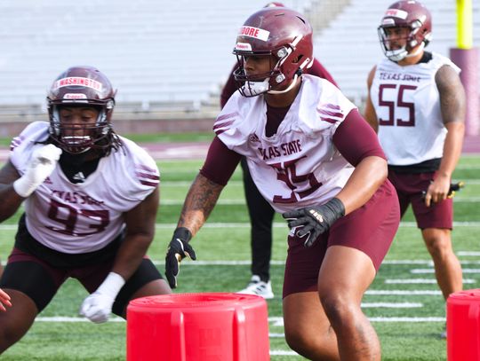 Defensive line becoming 'most improved' for Bobcats