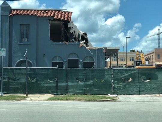 Demolition begins on historic building