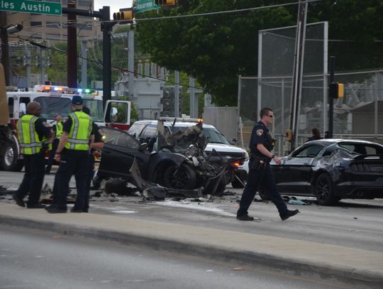 DEVELOPING: Major collision shuts down Aquarena Springs Drive, 2 transported to Seton Hays