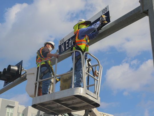 Downtown street signs receive makeover showcasing historic character 