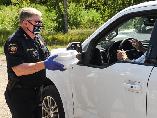 DRIVE-THRU BBQ: Hays County law enforcement holds free meal event in Kyle
