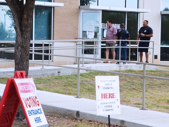 EARLY VOTING UNDERWAY: Voters cast their ballots for Nov. 8 election, Hays County sees increase in registered voters