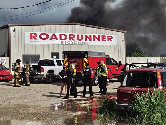 Fire at Roadrunner Recycling, building may be saved