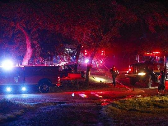 Fire destroys family's garage