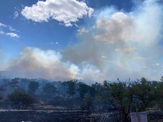 Firefighters battling wildfire in Dripping Springs 