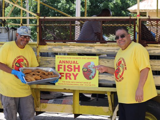 FISH FRY: Juneteenth Foundation serves up hot plates for a good cause