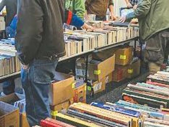 Friends book sale to buy van