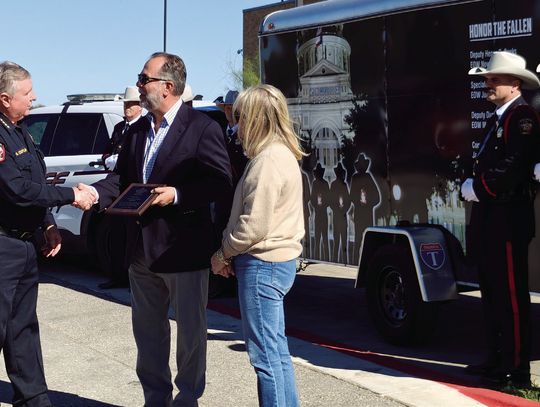 FROSTI donates equipment trailer to Hays County Sheriff’s Office Honor Guard