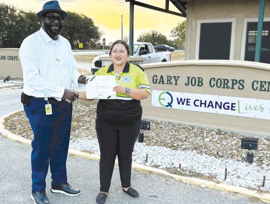 Gary Job Corps honors Martinez as October’s Employee of the Month